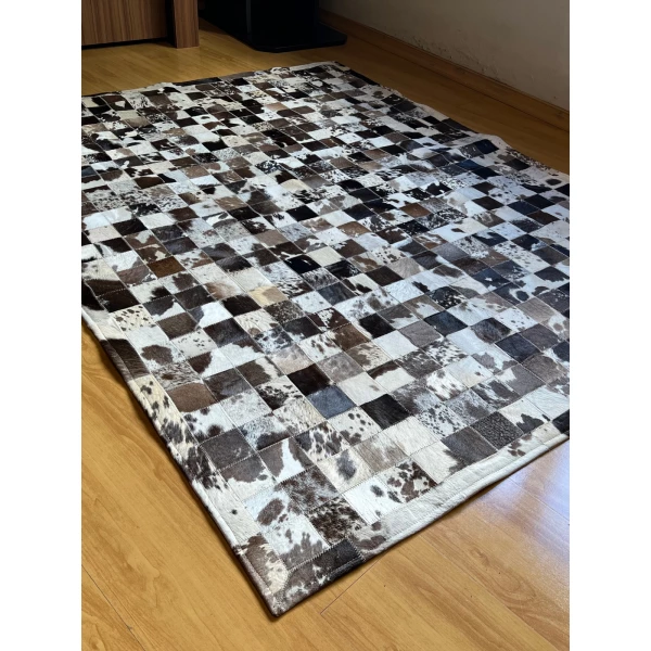 Tapete 1,5mx2,0m Marrom/Branco