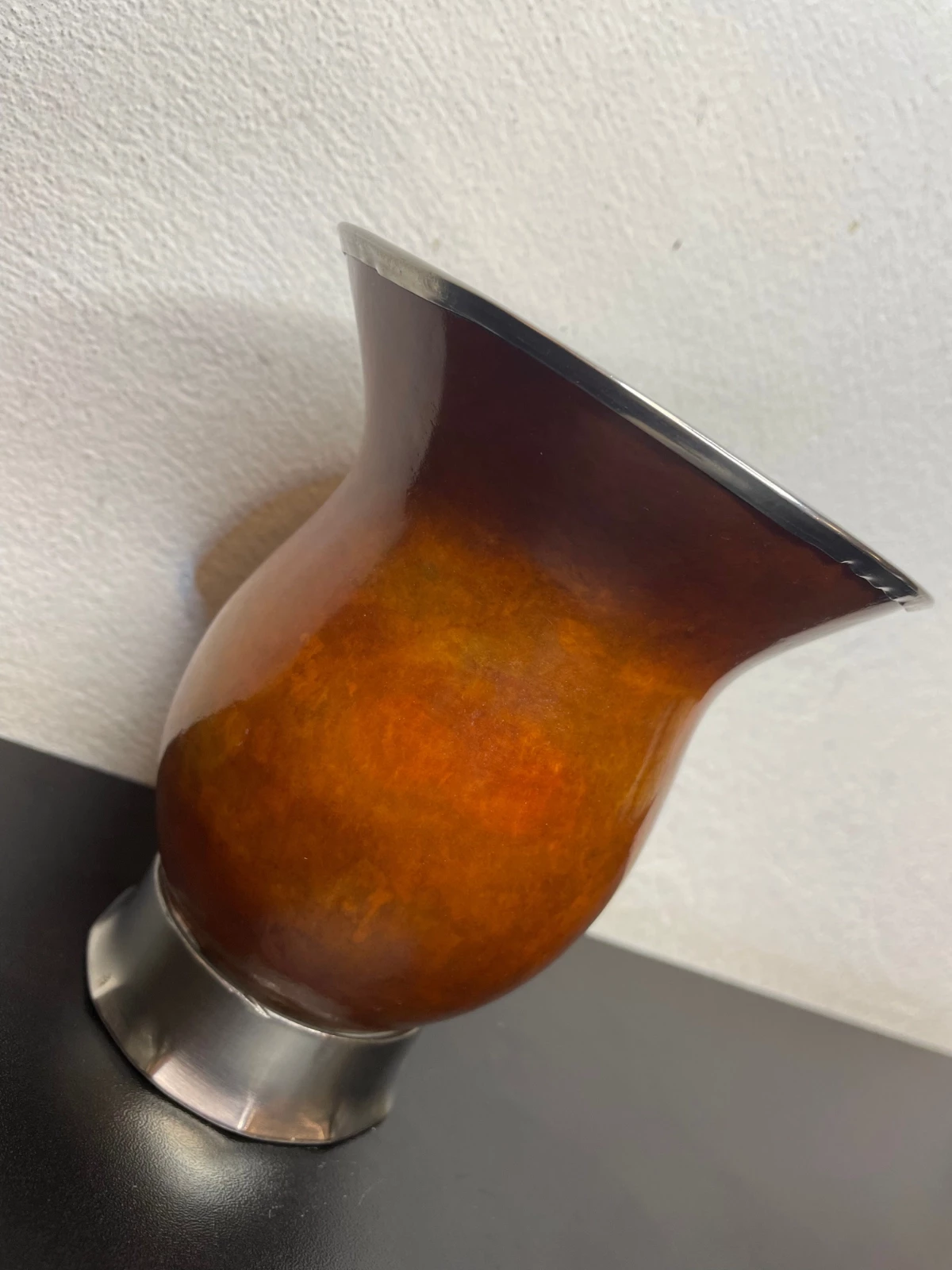 Cuia Pé e Bocal de INOX