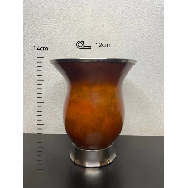 Cuia Pé e Bocal de INOX