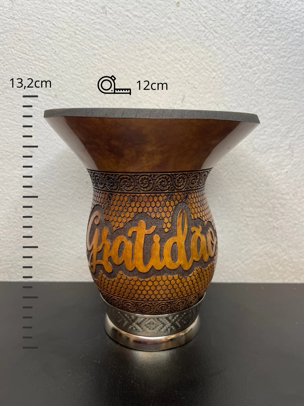 Cuia a Laser Gratidão